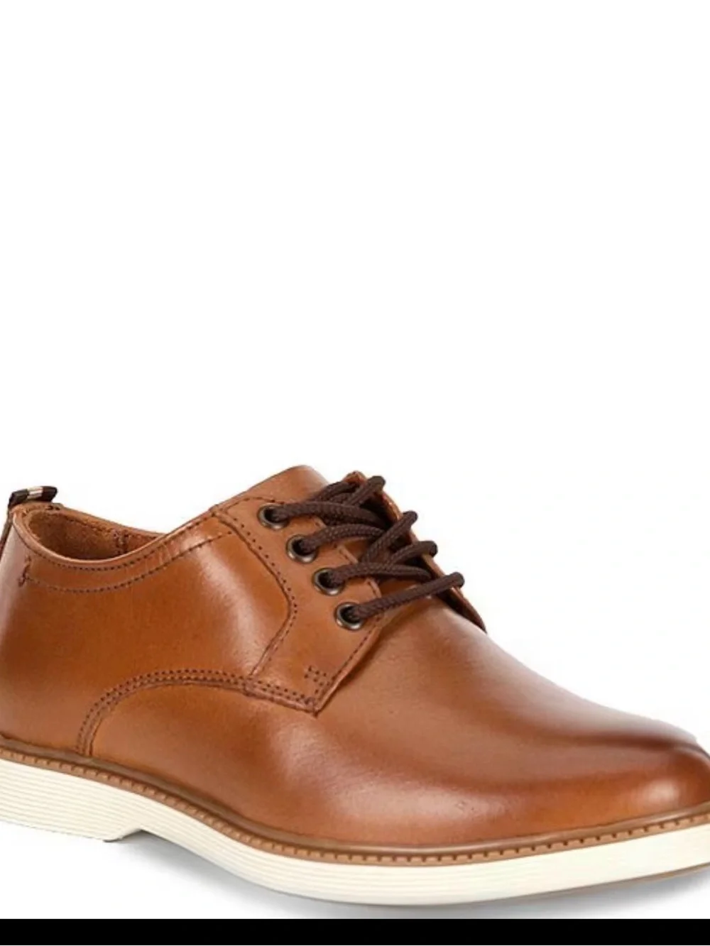 Boys' Joshua Leather Lace Up Oxfords (Youth) Size 4